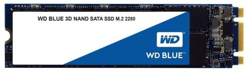 Твердотельный накопитель Western Digital WD BLUE 3D NAND SATA SSD 250 GB (WDS250G2B0B) - фото 1