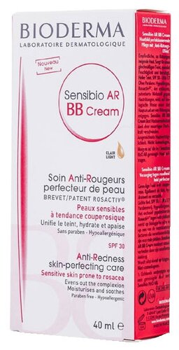 Bioderma BB крем Sensibio AR SPF 30, 40 мл - фото 2