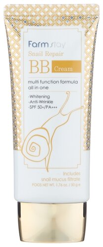 Farmstay BB крем Snail Repair Formula All In One SPF 50, 50 г - фото 1