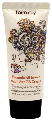 Farmstay BB крем Snail Sun Formula All In One SPF 50, 50 г - фото 5