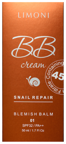 Limoni BB крем Snail Repair SPF 32, 50 мл - фото 1