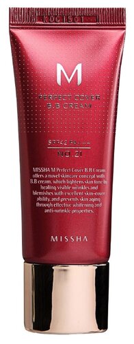 Missha BB крем Perfect Cover SPF 42, 20 мл - фото 1
