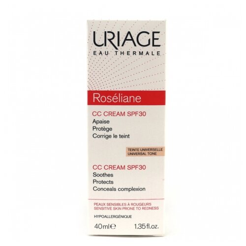 Uriage CC крем Roseliane SPF 30, 40 мл - фото 2