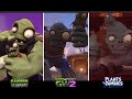 Видео - *ALL BOSSES COMPARISON* Plants vs Zombies Garden Warfare/Garden Warfare2/Battle for Neighborville