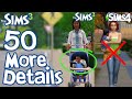 Видео - The Sims 3: 50 MORE FUN LITTLE DETAILS not in Sims 2 &amp; Sims 4