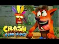 Видео - CRASH BANDICOOT no PS4!? - Crash N. Sane Trilogy... Remake / Remaster Gameplay em Português!