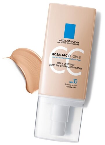 La Roche-Posay СС крем для кожи склонной к покраснениям Rosaliac SPF 30, 50 мл - фото 3