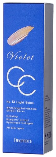 Deoproce CC крем Violet SPF 49, 50 г - фото 4