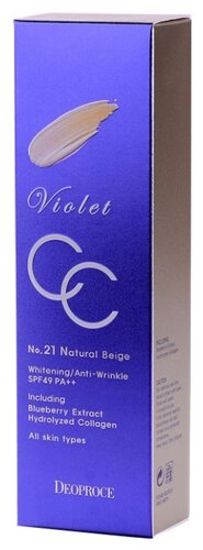 Deoproce CC крем Violet SPF 49, 50 г - фото 2