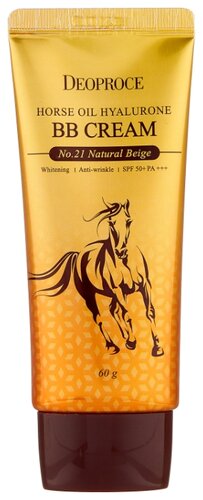 Deoproce BB крем Horse Oil Hyalurone SPF 50, 60 г - фото 1