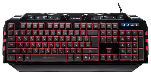 Клавиатура CROWN CMKG-403 Black USB - фото 2