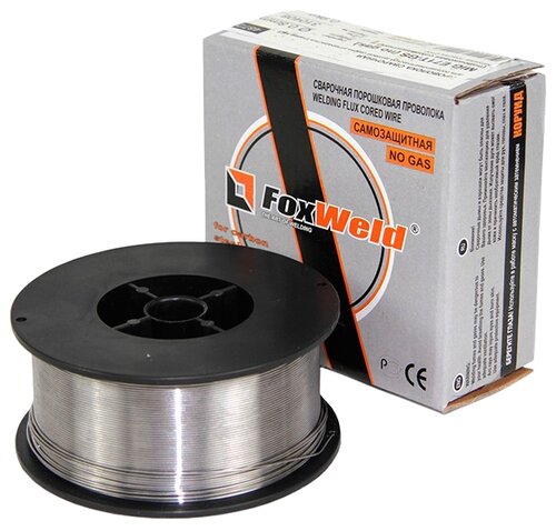 Проволока из металлического сплава FoxWeld E71T-GS 0.8мм 0.9кг - фото 1