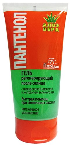 Floresan Пантенол гель регенерирующий после солнца Алоэ Вера - фото 1