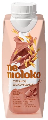 Овсяный напиток nemoloko Шоколадное 3.2%, 250 мл - фото 1