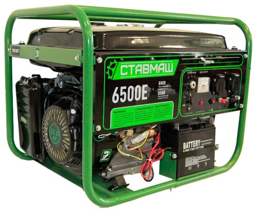 Бензиновый генератор Ставмаш БГ-6500Е (6000 Вт) - фото 2