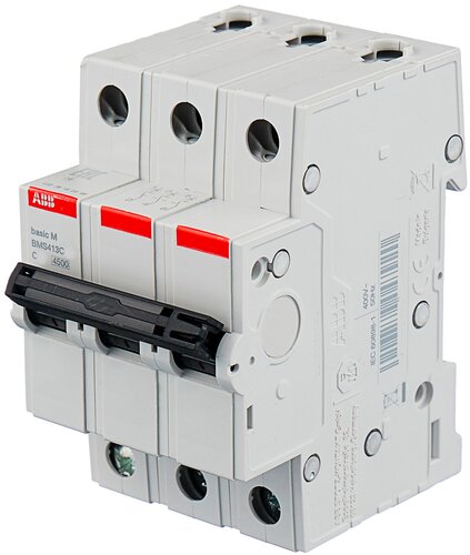 Автоматический выключатель ABB Basic M 3P (C) 4,5kA - фото 1