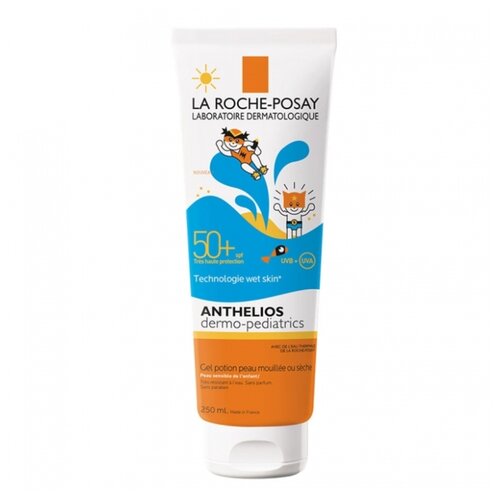 La Roche-Posay Anthelios Dermo-Pediatrics солнцезащитный гель для детей Wet Skin SPF 50 - фото 1