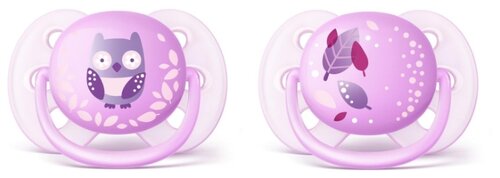 Пустышка силиконовая ортодонтическая Philips AVENT SCF227/20 0-6 м (2 шт.) - фото 1