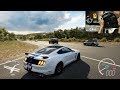 Видео - Shelby Mustang GT350R - Forza Horizon 3 (Logitech g29) gameplay