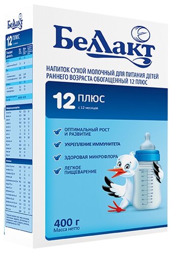 Смесь Беллакт 12  (с 12 месяцев) 400 г - фото 1