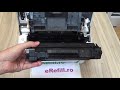 Видео - Replacing cartridge toner from HP LaserJet Pro M15 M15W