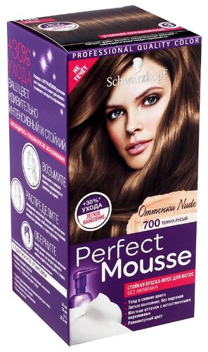 Schwarzkopf Perfect Mousse Стойкая краска-мусс для волос Nude - фото 1