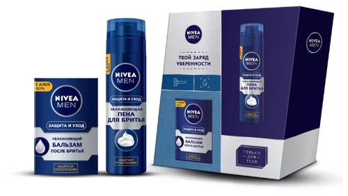 Набор "Защита и уход" (пена для бритья + бальзам после бритья) Nivea - фото 3