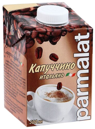Коктейль молочный Parmalat капучино итальяно 0.5 л - фото 1