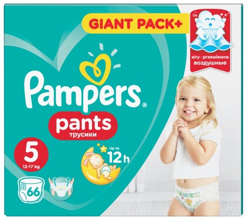 Pampers трусики Pants 5 (12-17 кг) 66 шт. - фото 2