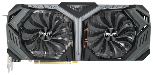 Видеокарта Palit GeForce RTX 2080 1515MHz PCI-E 3.0 8192MB 14000MHz 256 bit HDMI HDCP GameRock Premium - фото 1