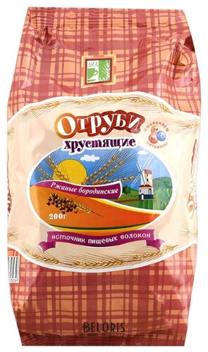 Отруби ДИАДАР хрустящие ржаные бородинские, 200 г - фото 3