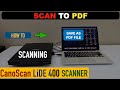 Видео - Canon Canoscan Lide 400 Scan To PDF, Scanning Multiple Documents &amp; Saving as Single PDF File.