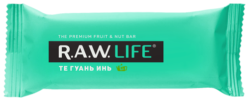 Фруктовый батончик R.A.W. Life без сахара Те Гуань Инь, 47 г - фото 1