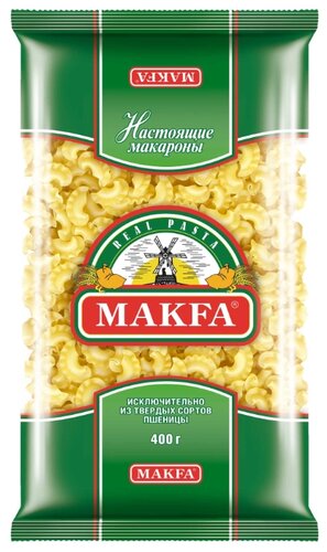Макфа Макароны Петушиные гребешки, 400 г - фото 1