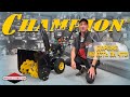 Видео - Почему выбирают этот!? Снегоуборщик бензиновый Champion ST656BS с электростартером