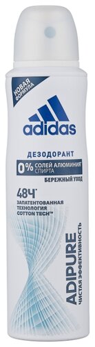 Adidas дезодорант-антиперспирант, спрей, Adipure - фото 2