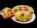 Видео - Nur Wasser und Obst! Leckeres und gesundes Dessert ohne Gelatine und Backen in 5 Minuten