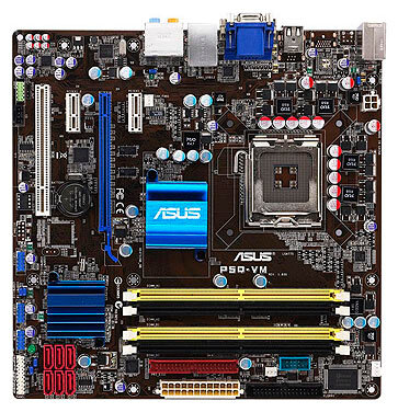 Материнская плата ASUS P5Q-VM - фото 1