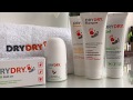 Видео - Антиперспирант раз в неделю? Работает или нет? Конкурс DryDry