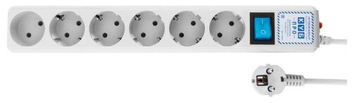 Сетевой фильтр Power Cube SPL(5+1)-16B-P, 3 м - фото 2