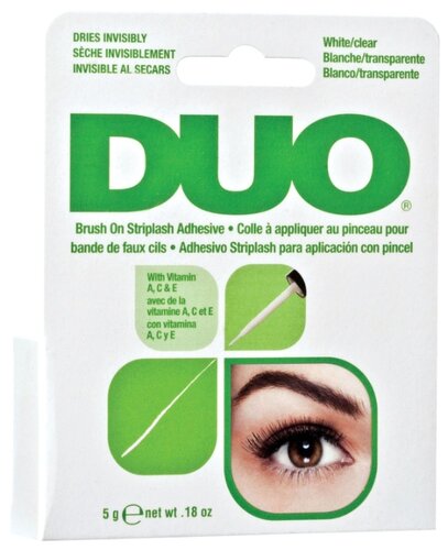 Duo Клей для накладных ресниц Brush On Clear Adhesive 5 г - фото 1