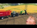 Видео - Farming simulator 19 | We try online and ruin a farm | Tractor game