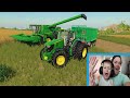 Видео - We try out Farming Simulator 19 | Part 1 Starting the farm | Tractor game