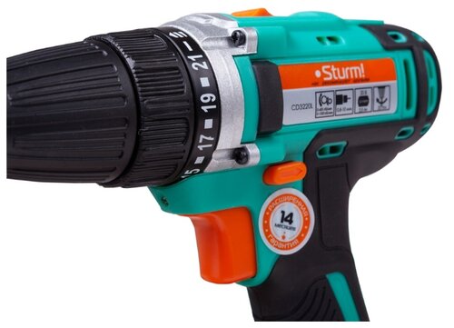 Аккумуляторная дрель-шуруповерт Sturm! CD3220L 32 Н·м - фото 4