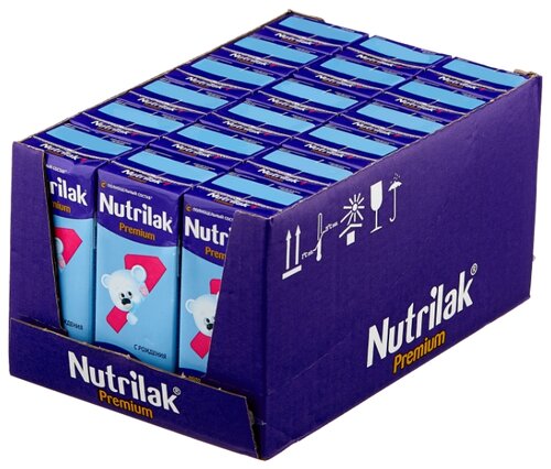 Смесь Nutrilak (InfaPrim) Premium 1 готовая к употреблению (с рождения) 200 мл, 18 шт. - фото 1