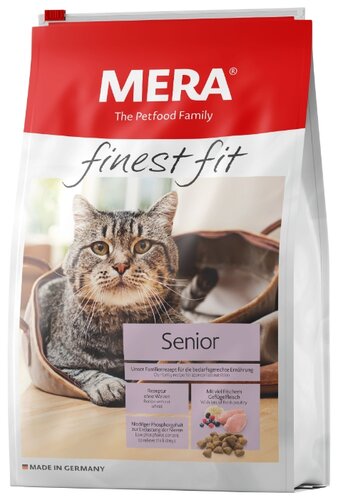 Корм для кошек Mera Finest Fit Senior 8+ для стареющих кошек - фото 1
