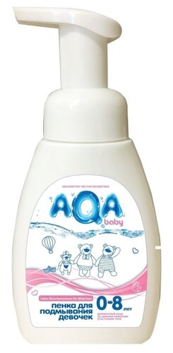 AQA baby Пенка для подмывания девочек - фото 1