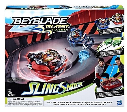 Игровой набор Beyblade SlingShock Rail Rush E3629 - фото 2