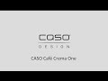 Видео - CASO Kaffeevollautomat Café Crema One