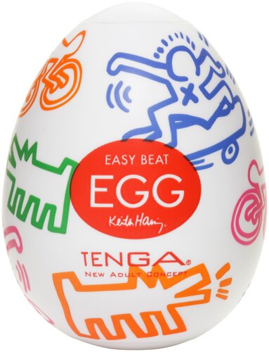 Tenga Мастурбатор-яйцо Keith Haring Street (KHE-001) - фото 1